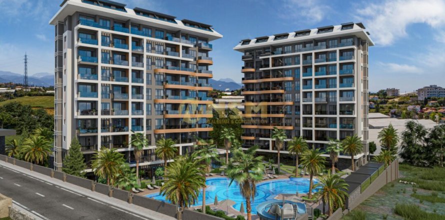 1+1 Lägenhet  i Alanya, Antalya, Turkiet Nr. 112330
