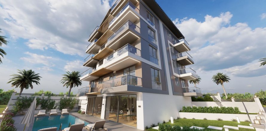 1+1 Lejlighed i Melisa Apartments, Fethiye, Mugla, Tyrkiet Nr. 147966