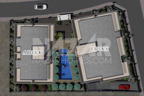 1+1 Leilighet  i Alanya, Antalya, Tyrkia Nr. 116539 - 9