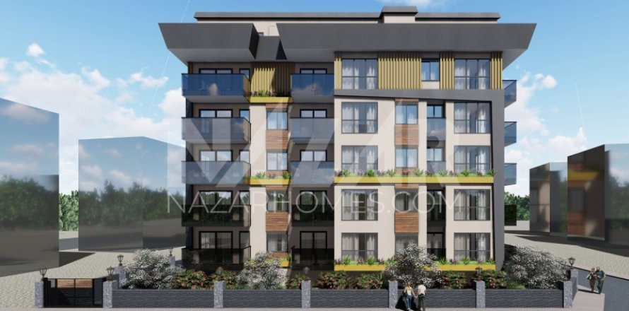1+1 Leilighet  i Alanya, Antalya, Tyrkia Nr. 116539