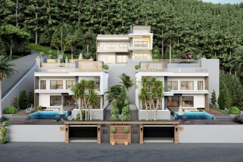 4+1 Villa i Tepe, Alanya, Antalya, Tyrkiet Nr. 115408 - 2
