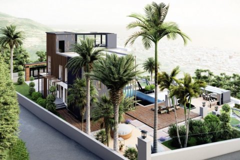 4+1 Villa i Tepe, Alanya, Antalya, Tyrkiet Nr. 115408 - 3