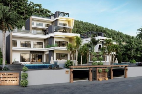 4+1 Villa i Tepe, Alanya, Antalya, Tyrkiet Nr. 115408 - 5