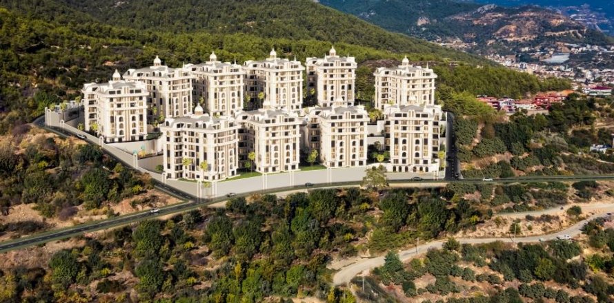 2+1 Lägenhet i Oba, Antalya, Turkiet Nr. 115327