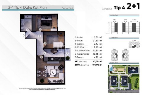 Apartment for sale in Istanbul, Turkey, 2 bedrooms, 90m2, No. 150060 – photo 11