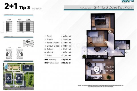 Apartment for sale in Istanbul, Turkey, 2 bedrooms, 90m2, No. 150060 – photo 10
