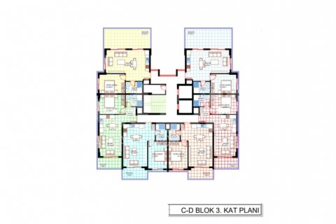 Продажа квартиры  в Аланье, Анталье, Турция 1+1, 58м2, №116584 – фото 14