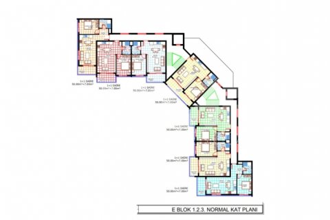 Продажа квартиры  в Аланье, Анталье, Турция 1+1, 58м2, №116584 – фото 22