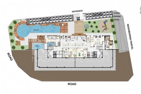 1+1 Lejlighed i Mahmutlar, Antalya, Tyrkiet Nr. 116551 - 17