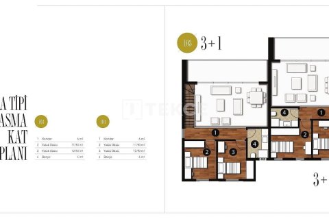 Dubleks daire 4+1 Girne, №206635 - 29