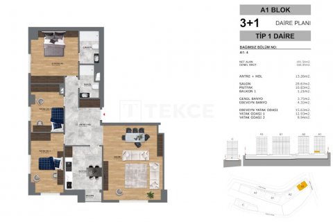 Apartment for sale in Istanbul, Turkey, 1 bedroom, 63m2, No. 120182 – photo 19