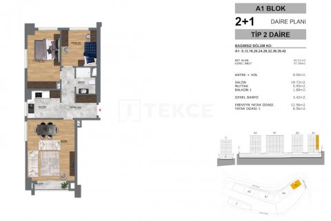 Apartment for sale in Istanbul, Turkey, 1 bedroom, 63m2, No. 120182 – photo 17