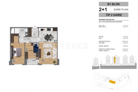 Apartment for sale in Istanbul, Turkey, 1 bedroom, 63m2, No. 120182 – photo 23
