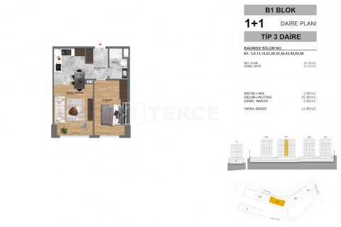 Apartment for sale in Istanbul, Turkey, 1 bedroom, 63m2, No. 120182 – photo 22