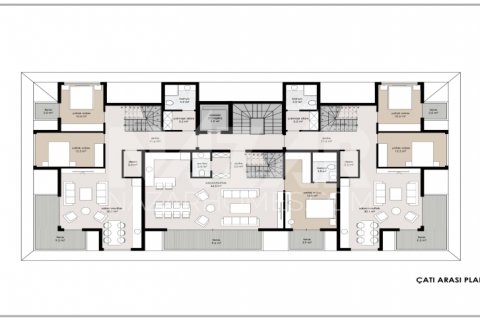 Продажа квартиры  в Аланье, Анталье, Турция 3+1, 252м2, №116658 – фото 9