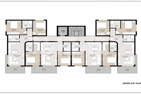 Продажа квартиры  в Аланье, Анталье, Турция 3+1, 252м2, №116658 – фото 8