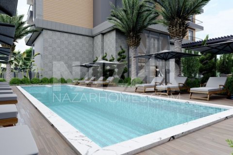 آپارتمان در  Alanya ، ترکیه 1 خوابه ، 62 متر مربع.  شماره 116661 - 28