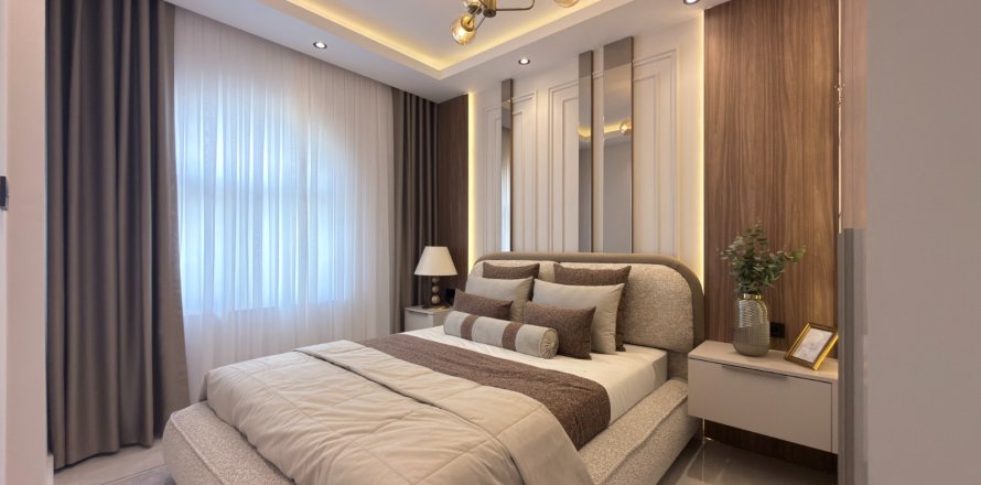 3+1 Lägenhet  i Alanya, Antalya, Turkiet Nr. 155598