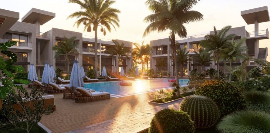 1+0 Penthouse i Delonix, Karsiyaka, Girne,  Nr. 142999