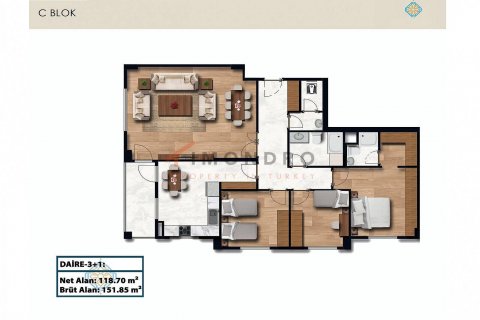 5+1 Wohnung  in Zeytinburnu, Istanbul, Türkei Nr. 152111 - 3