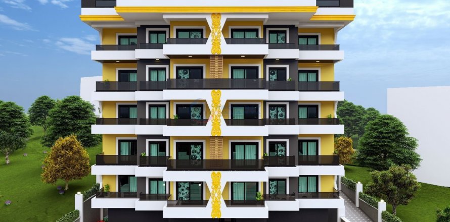 1+1 Lejlighed i Alanya, Antalya, Tyrkiet Nr. 211539
