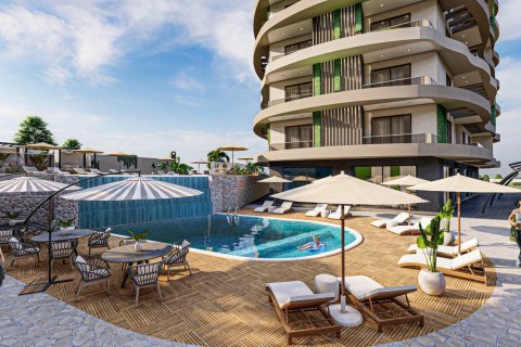 1+1 Lejlighed  i Alanya, Antalya, Tyrkiet Nr. 211575