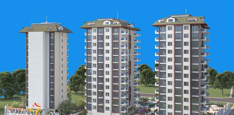 1+1 Lägenhet i Mahmutlar, Antalya, Turkiet Nr. 115787
