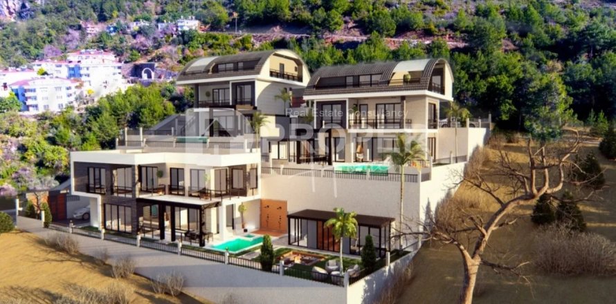 Villa i Tepe, Alanya, Antalya, Turkiet Nr. 81399
