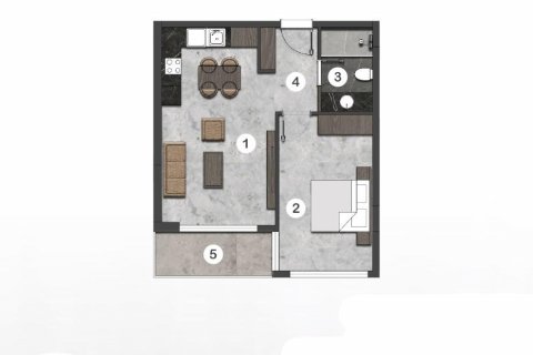 Wohnung in Oba, Antalya, Türkei Nr. 146916 - 20