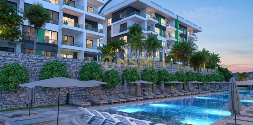 1+1 Lägenhet  i Alanya, Antalya, Turkiet Nr. 132350