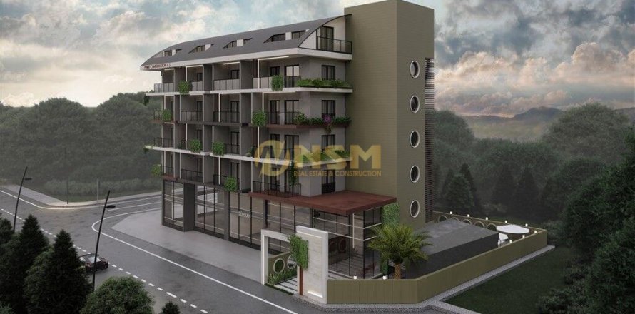 آپارتمان در Alanya ، ترکیه 1 خوابه ، 49 متر مربع. شماره 132351
