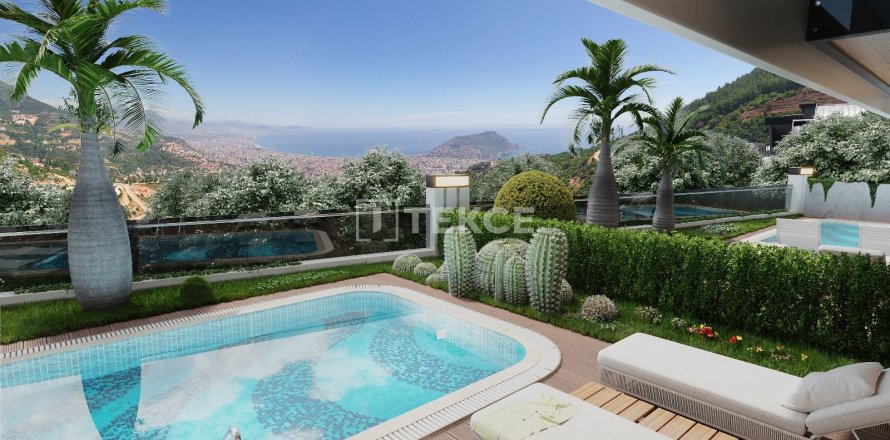 3+1 Villa in Alanya, Antalya, Turkey No. 133004