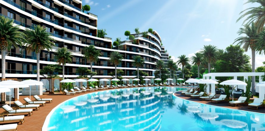 1+1 Lägenhet  i Antalya, Turkiet Nr. 145596