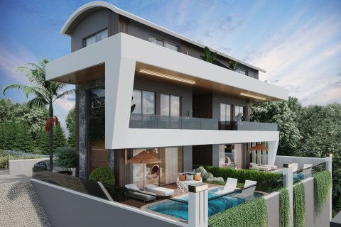 3+1 Villa i Alanya, Antalya, Tyrkiet Nr. 117785 - 7