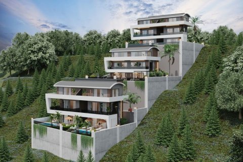 3+1 Villa i Alanya, Antalya, Tyrkiet Nr. 117785 - 2