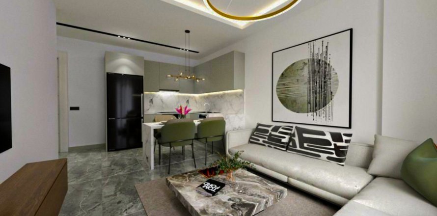 آپارتمان در در MIA CITY Alanya ، ترکیه 1 خوابه ، 63 متر مربع. شماره 158836