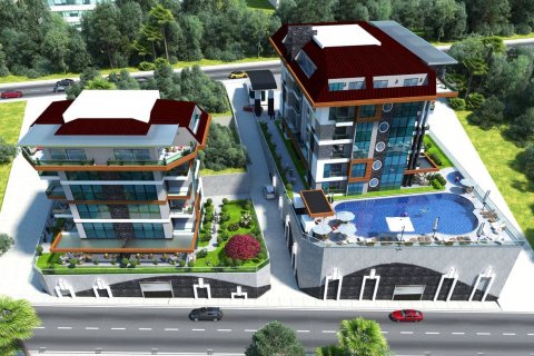 1+1 Lägenhet  i Kestel, Antalya, Turkiet Nr. 117098