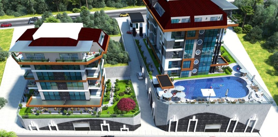 Квартира 1+1 в Кестеле, Анталья, Турция №117098
