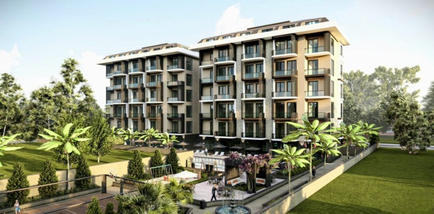 1+1 Penthouse  i Kestel, Antalya, Tyrkiet Nr. 130365
