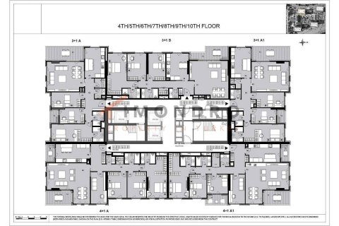3+1 Lägenhet i Bahcelievler, Istanbul, istanbul, Turkiet Nr. 151935 - 23