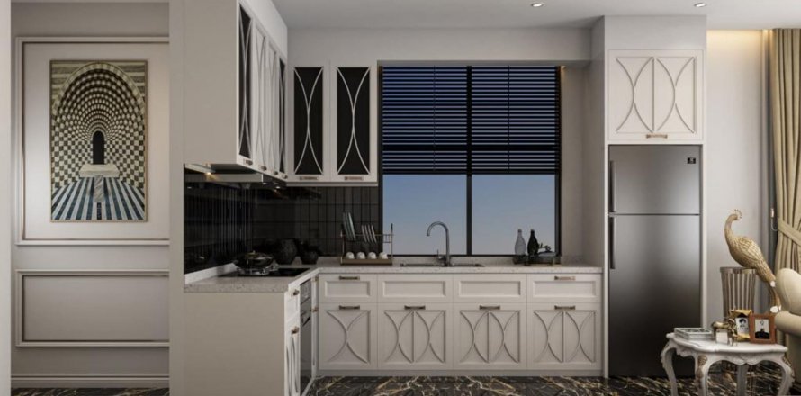 Daire NUMBER 2 RESIDENCE 1+1, Alanya, Antalya, Türkiye №158729