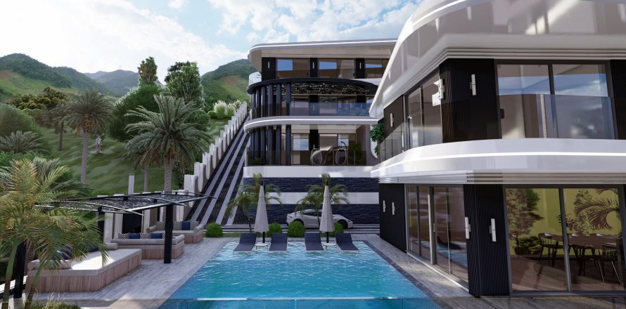 Daire  4+1  Alanya, Antalya, Türkiye №110977