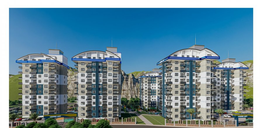 Daire  2+1  Avsallar, Antalya, Türkiye №110981