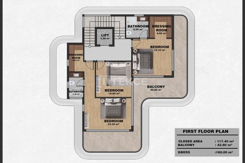 Villa for sale in Alanya, Antalya, Turkey, 5 bedrooms, 555m2, No. 146817 – photo 24