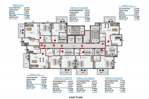 2+1 Leilighet  i Avsallar, Antalya, Tyrkia Nr. 112164 - 9