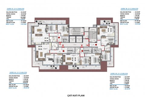 2+1 Leilighet  i Avsallar, Antalya, Tyrkia Nr. 112164 - 10