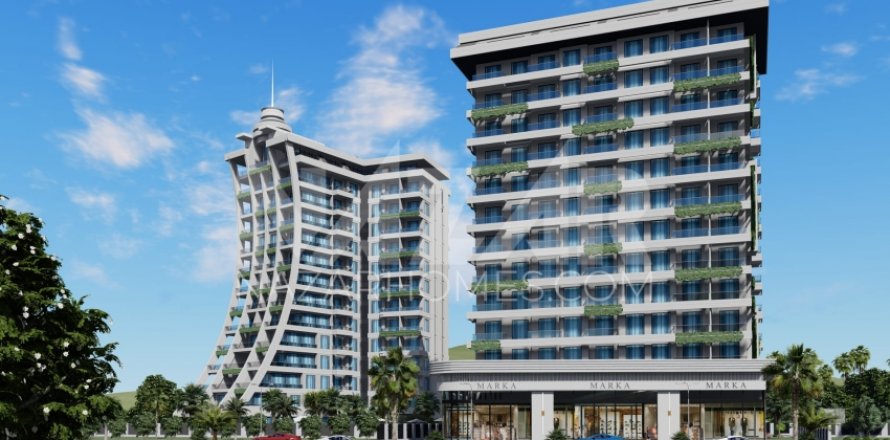 1+1 Lejlighed i Mahmutlar, Antalya, Tyrkiet Nr. 116580