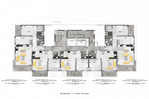 Daire 1+1 Alanya, Antalya, Türkiye №116524 - 25