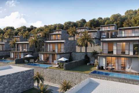 3+1 Villa  i Gumusluk, Mugla, Tyrkia Nr. 131232 - 14