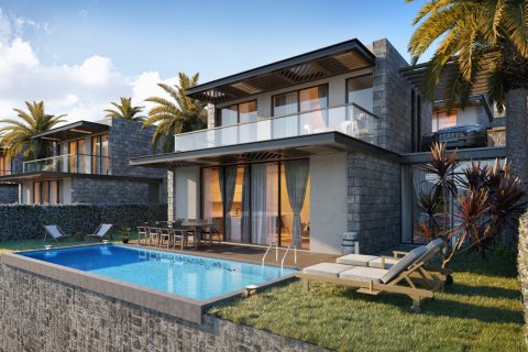 3+1 Villa  i Gumusluk, Mugla, Tyrkia Nr. 131232 - 2